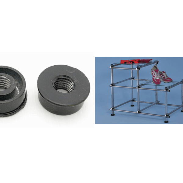 MAZZETTA FILETTATA 10MA PER TUBO DIAMETRO 25 mm.