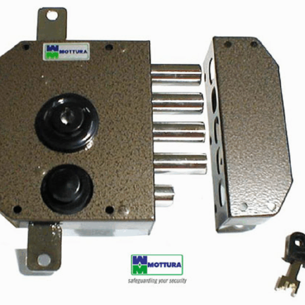 Serratura Applicare Triplice Pompa Con Scrocco DX | Mottura