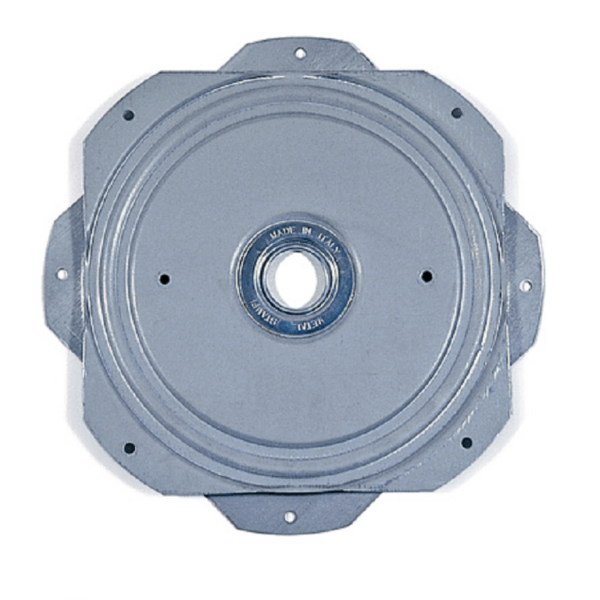 Piastra Girevole Quadra con Sfere Acciaio Zincato mm.260x260 | Metal Stampi