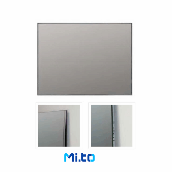 Specchio da Bagno Bisellato Rettangolare Spessore mm.5 cm.80x90 | Mixtech