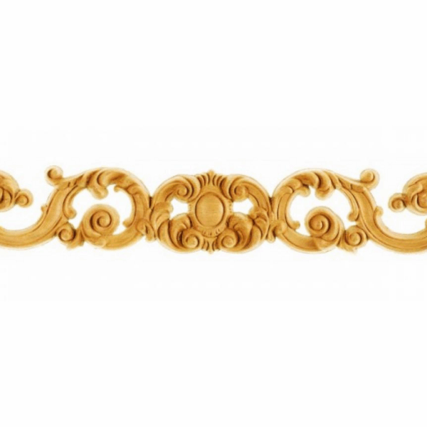 Ornamento Legno Faggio w470xh80xd13  Pru