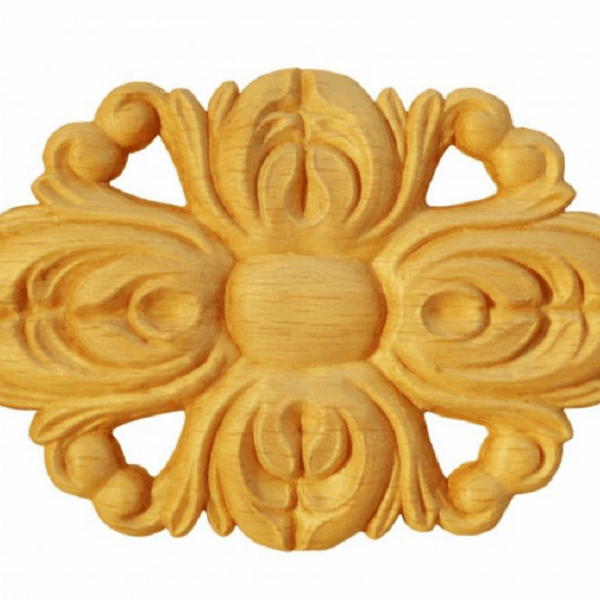 ROSETTA OVALE LEGNO FAGGIO W115xH80xD8-W110xH60xD6-W90xH60xD8 -W75xH55xD7 -W55xH40xD7 prodotta da PRU