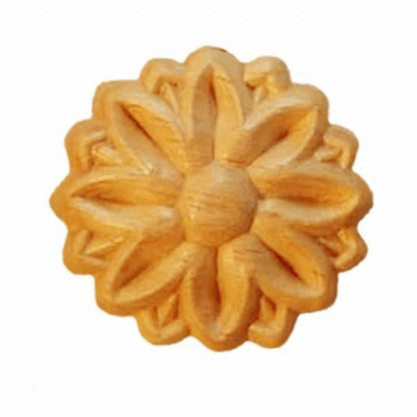 Rosetta Rotonda Legno Faggio w25x25hxd6  Pru