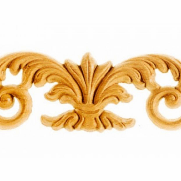 Ornamento Legno Faggio w175xh60xd8  Pru