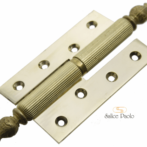 CERNIERA DIONISIO PIANA mm.120x62 OL-OTTONE LUCIDO DX-SX