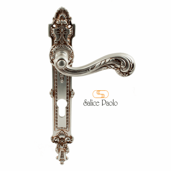 Maniglia Vienna 8x85 Yale Placca mm.290x43 Ao/Pov   Salice Paolo