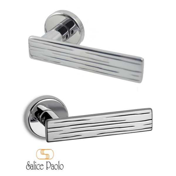 Maniglia Wood Rosetta Tonda D.50x6h Bocchetta Foro Chiave varie finiture | Ento