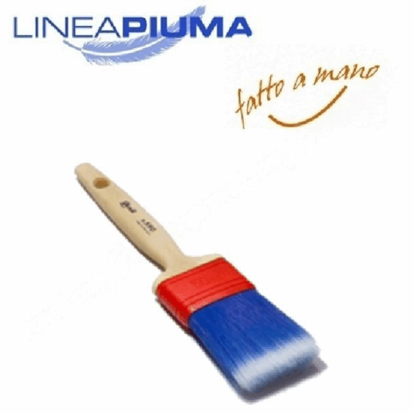 PENNELLO PENNELLESSA TRIPLA SETOLA PIUMA MANICO LEGNO FATTO A MANO VARIE MISURE | ZENIT