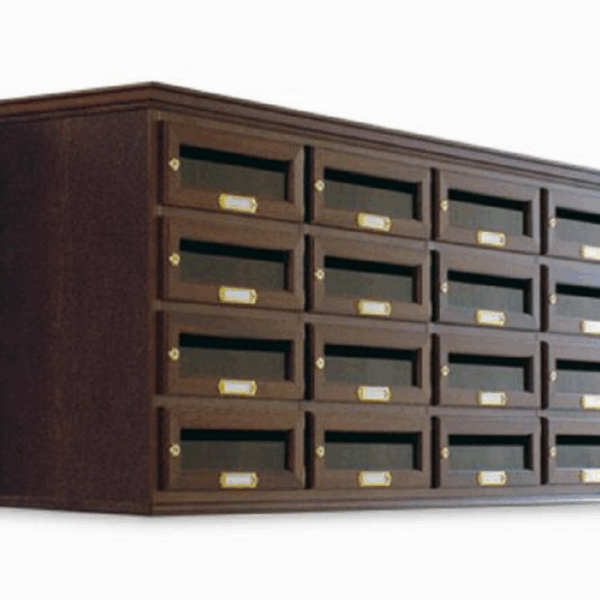 Cassetta Postale Modello Classic Profondo mm.280x110x335 Legno Noce | Ravasi