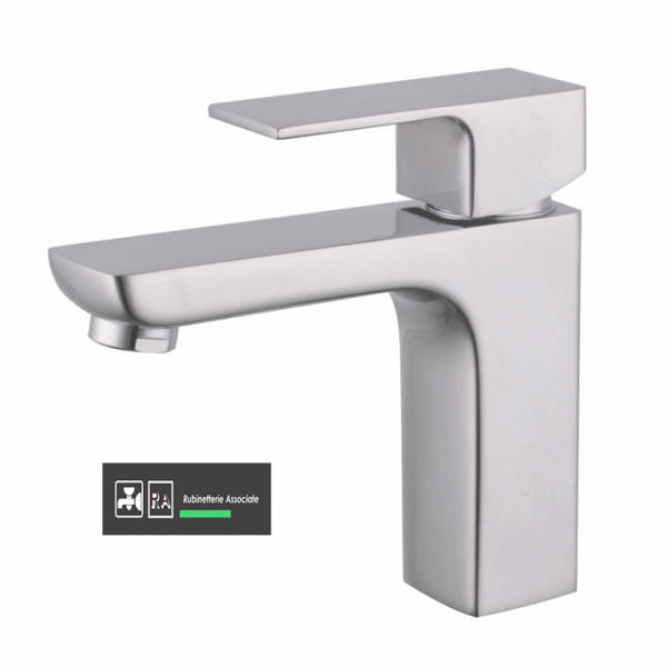 Miscelatore Lavabo Monoforo Modello Elegant Scarico Automatico Cromo   Rubinetterie Associate