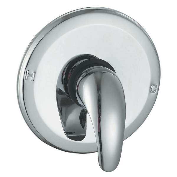 Miscelatore Monocomando Rubinetto Incasso Doccia Modello Luna Cromo  A93312  Rubinetterie Associate