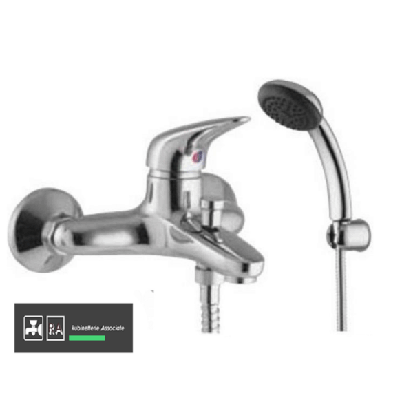 Miscelatore Vasca Monocomando Modello Euro Scarico Automatico Cromo A8177  Rubinetterie Associate