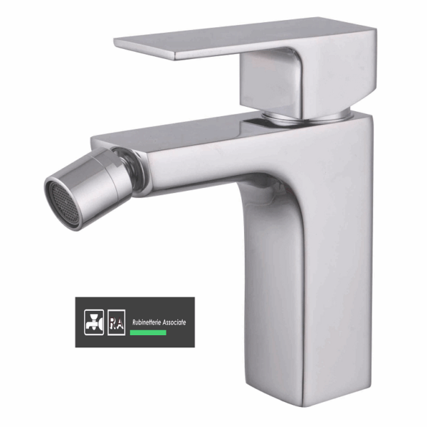 Miscelatore Bidet Monoforo Modello Elegant Scarico Automatico Cromo   Rubinetterie Associate