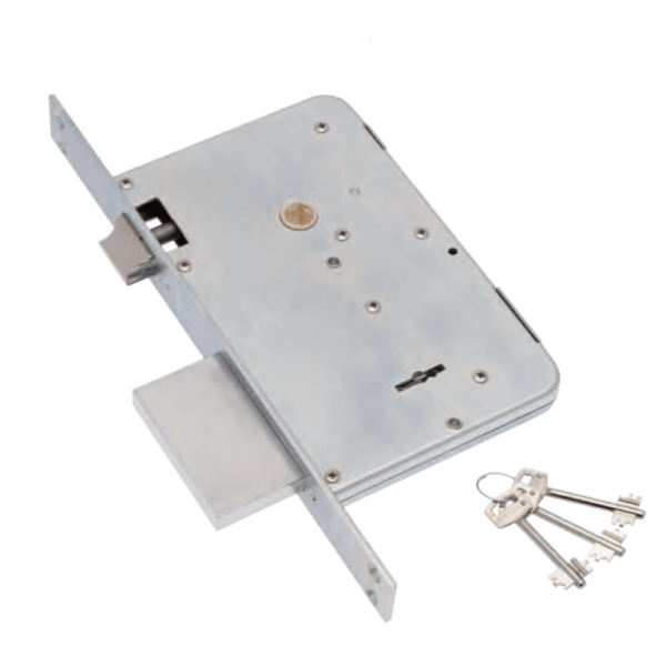 Serratura Infilare Mono Doppia Mappa  con Scrocco 4mandate Entrata 60  Sab Serrature