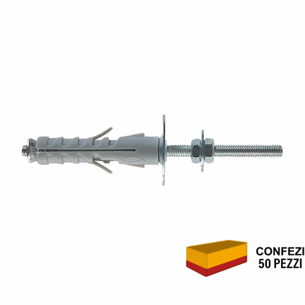 SB 9/5 Tassello Nylon Espansione a Vite pz.50 Filettato MA4x35mm | Fischer