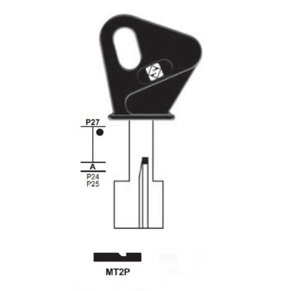 Chiave Grezza Pompa Mottura Mt2p | Silca