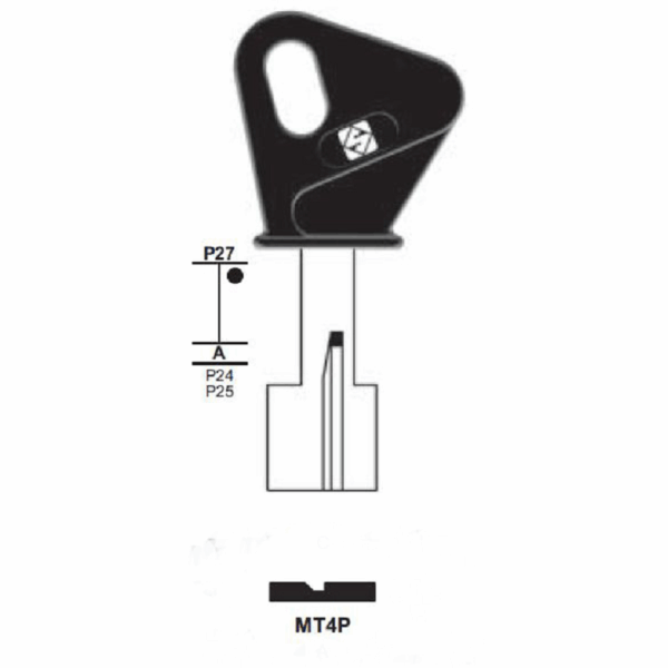 Chiave Grezza Pompa Mottura Mt4p | Silca