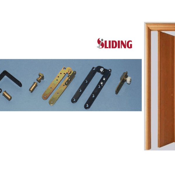 Sistema Porta Libro Pieghevole Legno Modello Sirio A Filo Spessore mm.30-50 Portata Kg.60 | Sliding