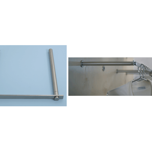 Supporto a Parete per Piastra Appenderia mm.288 NKS - Nichel Satinato | Tahuma