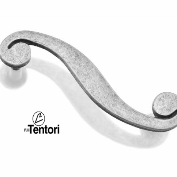 MANIGLIETTA MOBILE INTERRASSE 96 DA 120x20 mm. ARGENTO ANTICO prodotta da TENTORI