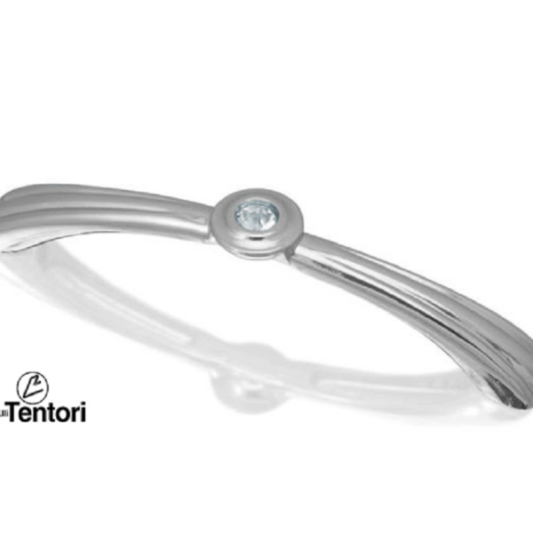 MANIGLIETTA MOBILE INTERASSE 96 DA 112x24 mm. DORIA CON SWAROVSKI prodotta da TENTORI