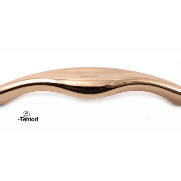 Maniglietta Mobile Interasse 96 mm.107x22h Iside Rame  Tentori