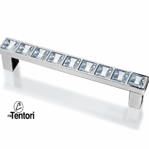 MANIGLIETTA MOBILE INTERASSE 96 DA 108x13x22 mm. CON SWAROVSKI prodotta da TENTORI