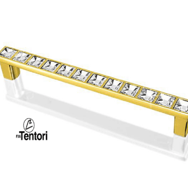 MANIGLIETTA MOBILE INTERASSE 96 DA 108x13x22 mm. STRASS ACRILICO prodotta da TENTORI