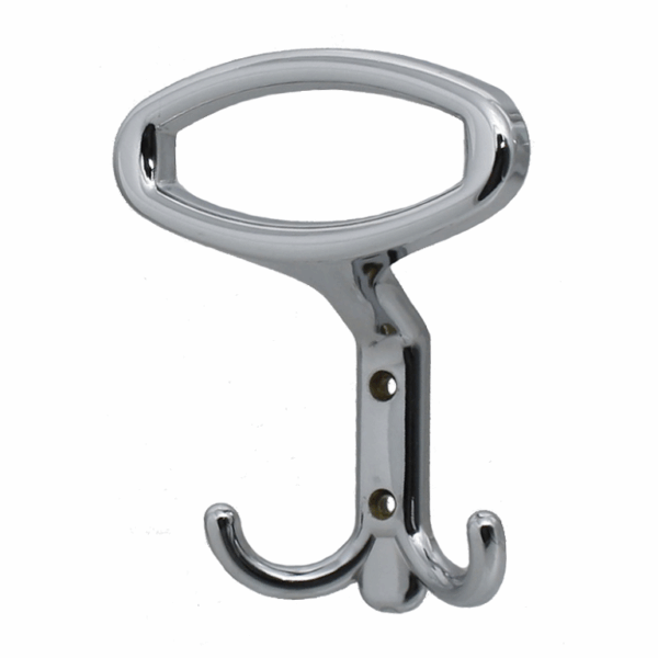 Portabito per Appendiabito da Parete modello Era mm.60x125x55h Cromo Lucido | Tentori