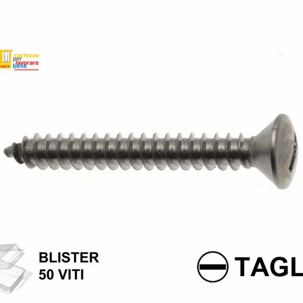 Vite Autofilettante TSG a Taglio Nichelata in Blister da pz.50 mm.2,9x16 | Knipping