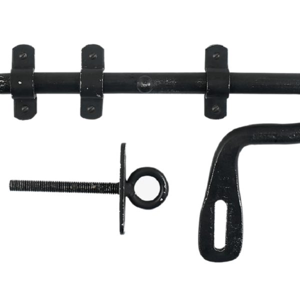 Catenaccio Traverso Forgiato Tondo d.Ø14 mm.250 Nero Italiano | Utensil Legno