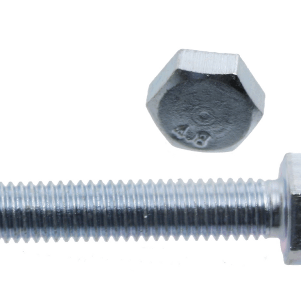 Vite TE 8.8 Zincato UNI5739 Filettato Blister pz.10 MA6 varie lunghezze