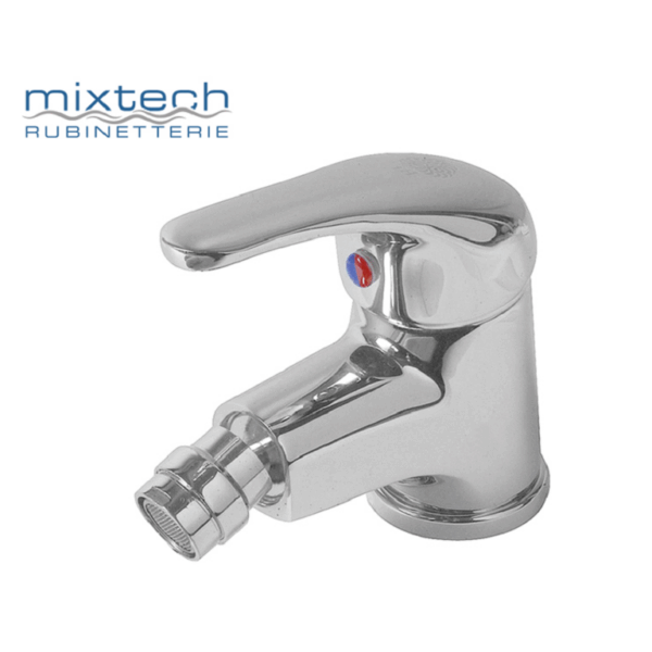 Miscelatore Bidet Monoforo Modello Venus Scarico Automatico Cromo  Mixtech