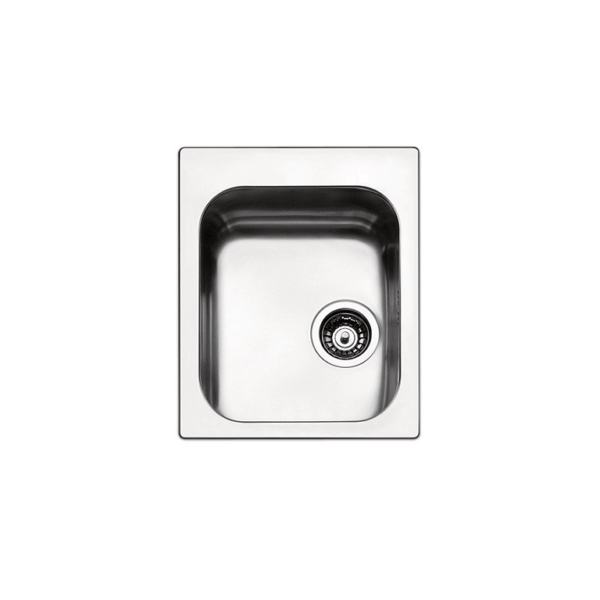 Lavello Serie Torino cm.42x50 una Vasca senza Gocciolatoio Acciaio Inox Antigraffio | Apell
