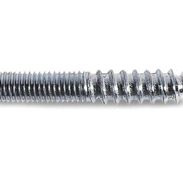 Vite Rullata Doppio Filetto Metrico/Legno Ferro Zincato 8max60