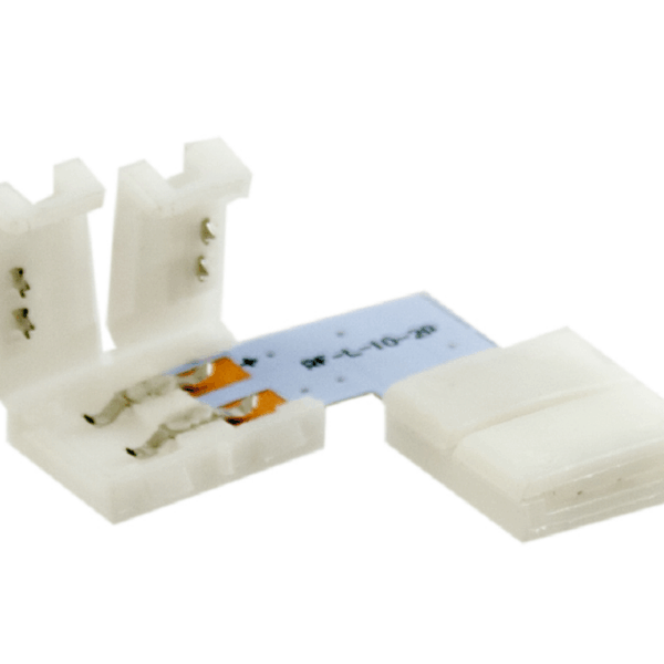 Connettore Angolare Ip20 per Stripled ad Innesto Mmm.10 50x50 Trichiip | Lampo