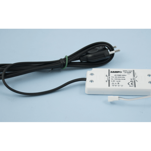 Alimentatore Parallelo Converter 6w Ip20 E Cablaggio X1 Jst+Cavo cm.150+Spina | Lampo  Fine Seire