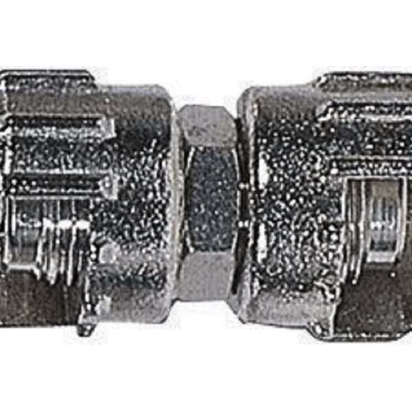 Raccordo di Giunzione Mod.12/A con Due Dadi Fresati Pollici 1/4 | ANI