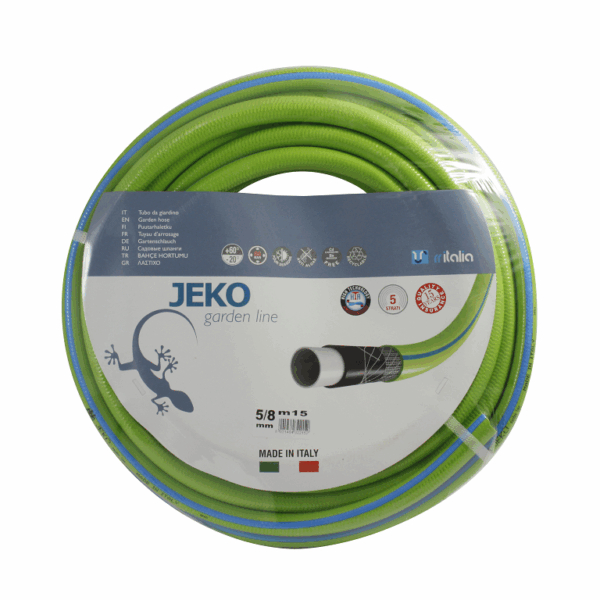 Tubo Irrigazione modello Jeko Verde 5 Strati Antitorsione Antialga d.15 mt.15 | RR Italia