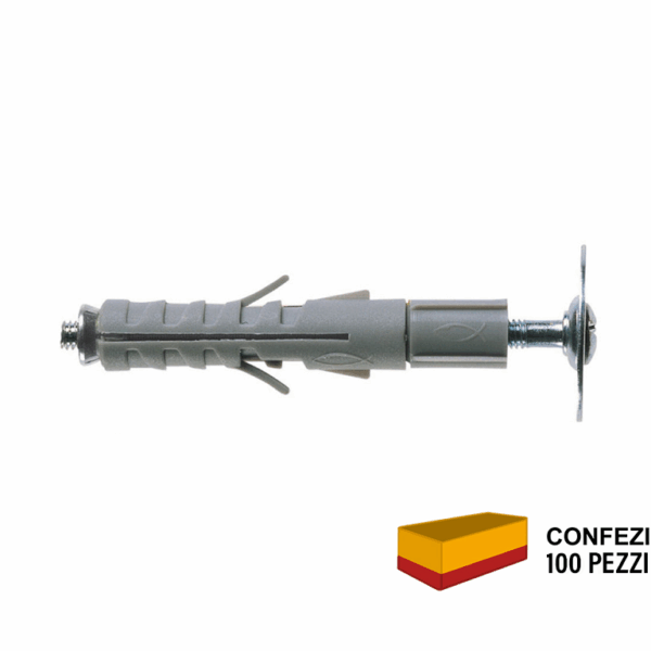 SB 9 L4 Tassello Nylon Espansione a Vite pz.100 Prolungato a Vite PH / PZD | Fischer