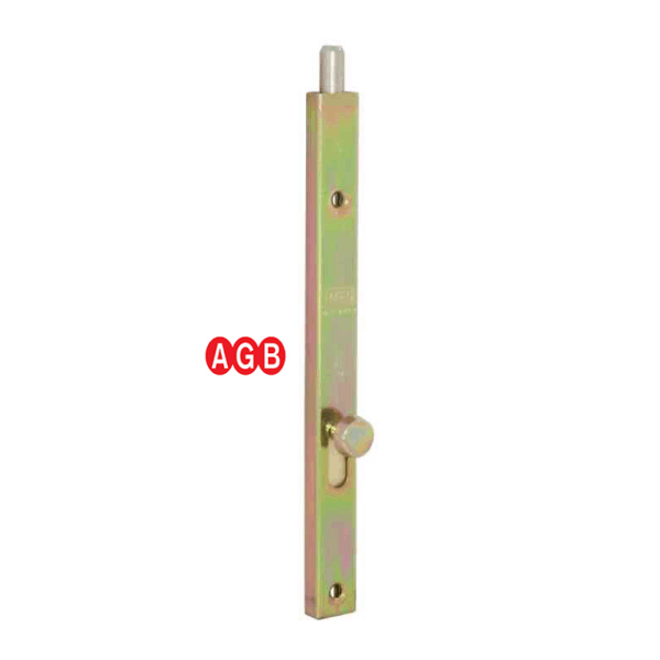 Catenaccio Verticale Puntale Tondo Fissaggio con Viti 04-Zinco Tropical cm.30 | AGB