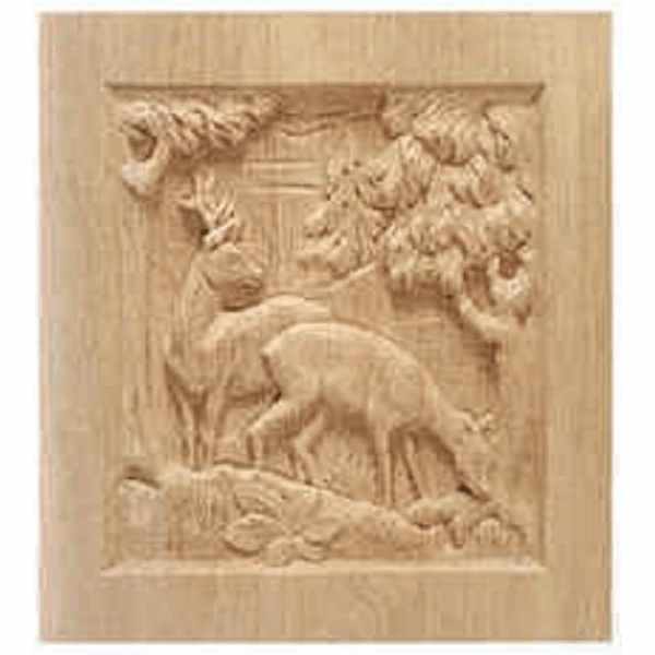 Pannello Figurativo Legno Rovere w340xh360xd20  Pru