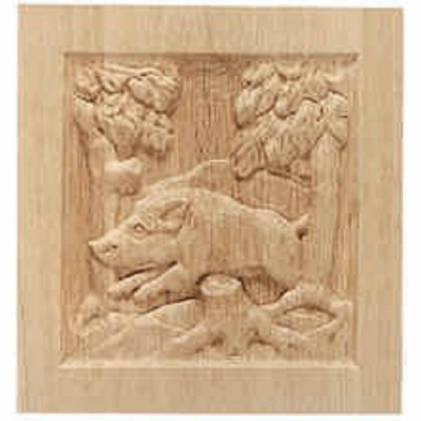 Pannello Figurativo Legno Rovere w340xh360xd20  Pru