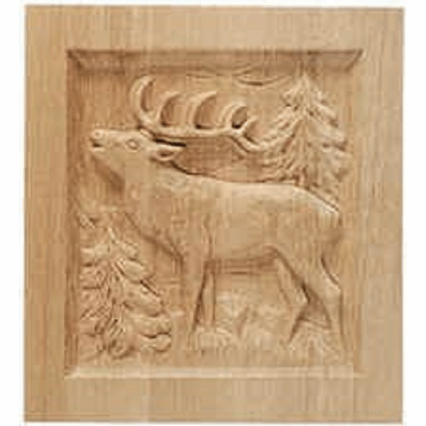 Pannello Figurativo Legno Rovere w340xh360xd20  Pru