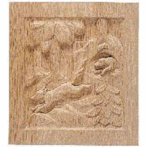 Pannello Figurativo Legno Rovere w340xh360xd20  Pru