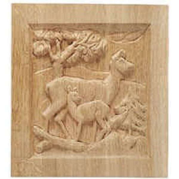 Pannello Figurativo Legno Rovere w340xh360xd20  Pru