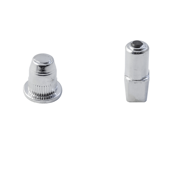 Piletta a Sfera Porta Battente per Cardine lunghezza 51mm  Ø30 mm Ottone Cromo Lucido | Reguitti