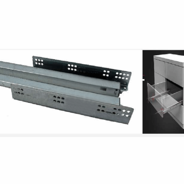 GUIDE PER CASSETTO SMART SLIDE ESTRAZIONE TOTALE SOFT CLOSE PORTATA kg.30 VARIE LUNGHEZZE |  SAMET