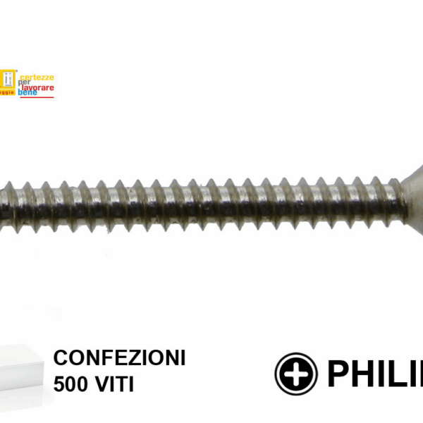 VITE AUTOFILETTANTE TSP PH2 INOX A2 500 pz. mm.3,9 prodotto da TECFI