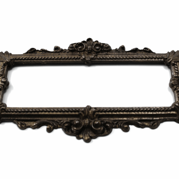 Portanome mm.155x85 Aperto Ottone Bronzo   Confalonieri